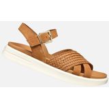 Geox - Xand 2S - Sandalen - Zwart - Suède - Dames