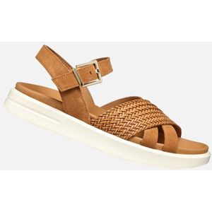 Geox - Xand 2S - Sandalen - Zwart - Suède - Dames