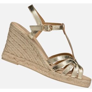 Geox - Gelsa - Sandalen - Metallic Leer - Lichtgewicht - Sleehak