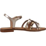Geox - D Maddalusiac - Slide Sandalen - Lt Gold - Ademend