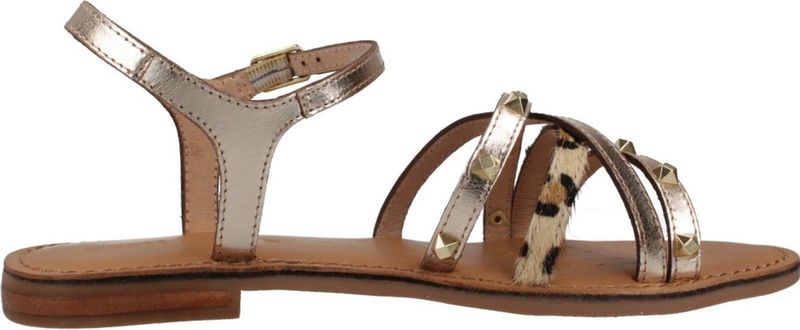 Geox - D Maddalusiac - Slide Sandalen - Lt Gold - Ademend