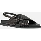 Geox - Adelash - Sandalen - Zwart - Leer