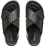 Geox - Adelash - Sandalen - Zwart - Leer