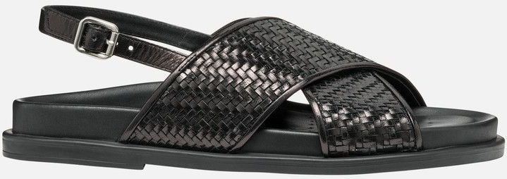 Geox - Adelash - Sandalen - Zwart - Leer