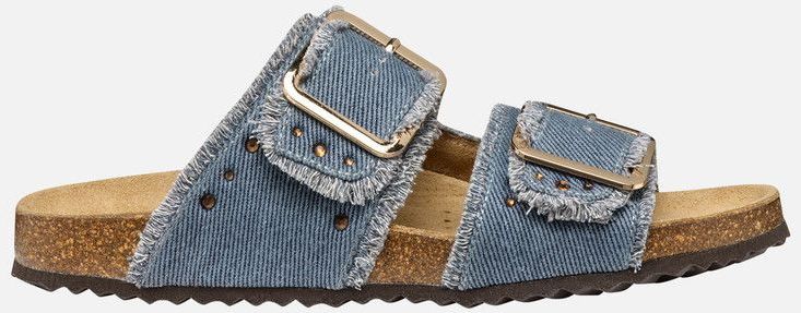 Geox - Brionia R S - Sandalen - Zwart - Leer