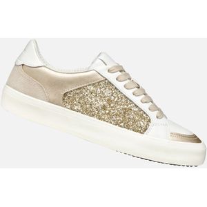 Geox - Emmeleny - Sneakers - Lichtgrijs - Nappaleer