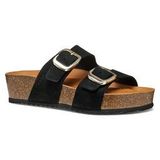 GEOX - Brionia - Muiltjes - Zwart - Leer