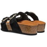 GEOX - Brionia - Muiltjes - Zwart - Leer