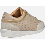 GEOX MYRIA Sneakers - Lichte Taupekleur - Lederlook - Suède