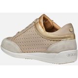 GEOX MYRIA Sneakers - Lichte Taupekleur - Lederlook - Suède