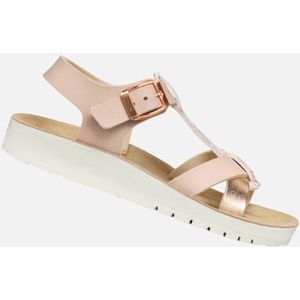 GEOX - COSTAREI - Sandalen - Lichtroze/Rozegoud - Lederlook