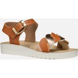 GEOX - SANDAAL COSTAREI - Sandalen - Biscuit/Rozegoud - Lederlook