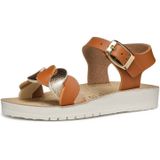 GEOX - SANDAAL COSTAREI - Sandalen - Biscuit/Rozegoud - Lederlook