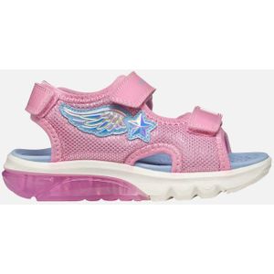GEOX Schuhe Sandal Ciberdron Mädchen Rosa/helles Azurblau
