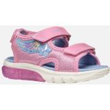 Geox - J Ciberdron G - Sandaal - Roze/Lt Sky - Synthetisch - Klittenbandsluiting