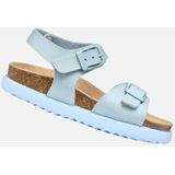 GEOX - Bubblebow - Sandalen - Azuurblauw - Lederlook