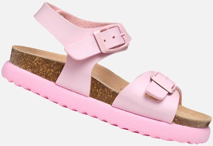 GEOX - BUBBLEBOW - Sandalen - LICHTROZE - Lederlook