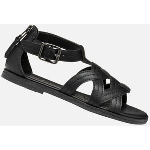 GEOX - Karly - Sandalen - Zwart - Lederlook