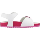 GEOX - ADRIEL TIENERS - Sandalen - Wit/Fuchsia - Lederlook