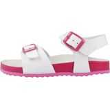 GEOX - ADRIEL TIENERS - Sandalen - Wit/Fuchsia - Lederlook