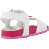 GEOX - ADRIEL TIENERS - Sandalen - Wit/Fuchsia - Lederlook