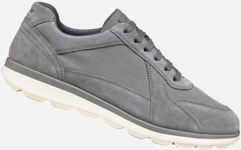 GEOX - SPHERICA EC12 - Sneakers - Donkergrijs - Suède en Textiel