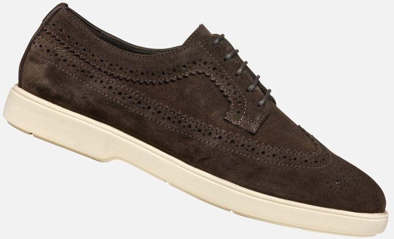 GEOX - SPHERICA EC17 - Veterschoenen - Donkerbruin - Suède