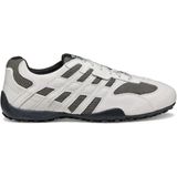 Geox - U Snake Original - Leren Herentrainers - Wit - Comfortabele Schoenen