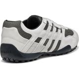 Geox - U Snake Original - Leren Herentrainers - Wit - Comfortabele Schoenen