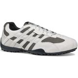 Geox - U Snake Original - Leren Herentrainers - Wit - Comfortabele Schoenen