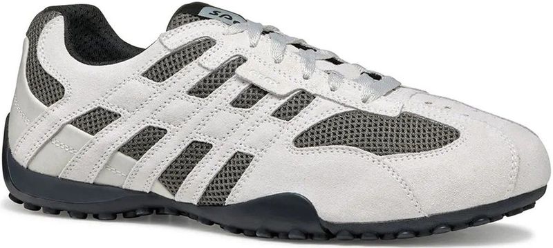 Geox - U Snake Original - Leren Herentrainers - Wit - Comfortabele Schoenen