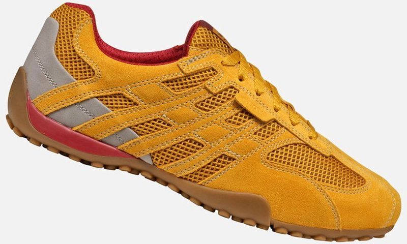 Geox - U Snake Original A - Sneakers - Oker - Ademend Vermogen
