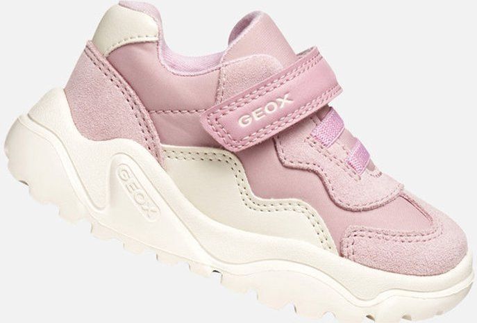 GEOX - CIUFCIUF - Sneakers - Oudroze/Melkwit - Nylon/Suède