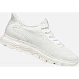 Geox - Spherica Plus - Damestrainers - Wit - Ademend en Ultra-Dempend