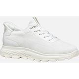 Geox - Spherica Plus - Damestrainers - Wit - Ademend en Ultra-Dempend