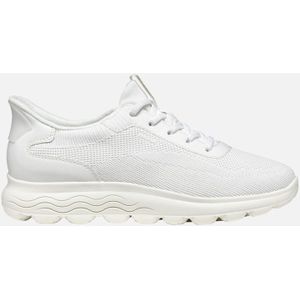 Geox - Spherica Plus - Damestrainers - Wit - Ademend en Ultra-Dempend