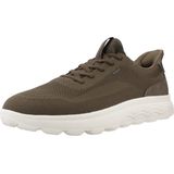 GEOX - SPHERICA PLUS - Sneakers - Legergroen - Gebreid Textiel