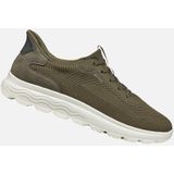 GEOX - SPHERICA PLUS - Sneakers - Legergroen - Gebreid Textiel