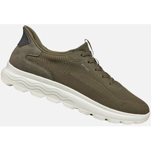 GEOX - SPHERICA PLUS - Sneakers - Legergroen - Gebreid Textiel