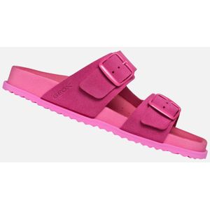 GEOX - SANDYBETT - Sandalen - Fuchsia - Suède