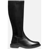 GEOX - Serilda - Kuitlaarzen - Zwart - Gevoerd - Ritszakken aan de zijkant