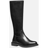 GEOX - Serilda - Kuitlaarzen - Zwart - Gevoerd - Ritszakken aan de zijkant