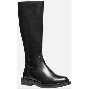 GEOX - Serilda - Kuitlaarzen - Zwart - Gevoerd - Ritszakken aan de zijkant