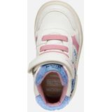 Geox - Gisly - Sneakers - Wit en Lichtblauw - Voor Meisjes