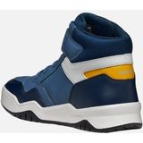 GEOX - Perth - Hoge Sneakers - Blauw/Grijs - Polyurethaan
