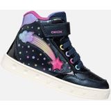 GEOX - Sneakers met LED - Marineblauw - Polyurethaan