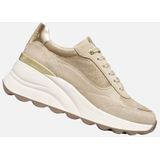 Geox - Spherica EC13 - Sneakers - Licht Goud en Beige - Dames