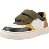 GEOX - Nashik - Sneakers - Licht Ivoor/Donkergroen