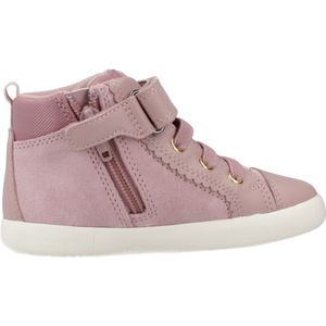 GEOX - Gisli - Hoge Sneakers - Roze - Leer