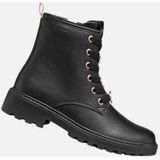 Zwart - Veterschoenen - Textiel/Synthetisch - Middel Wijdte